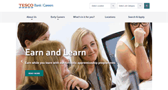 Desktop Screenshot of careers.tescobank.com
